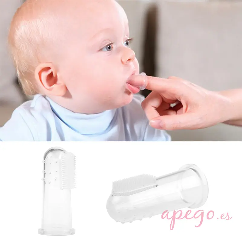 cepillo de dientes dedal para bebes - Cómo se utiliza el dedal en los bebés