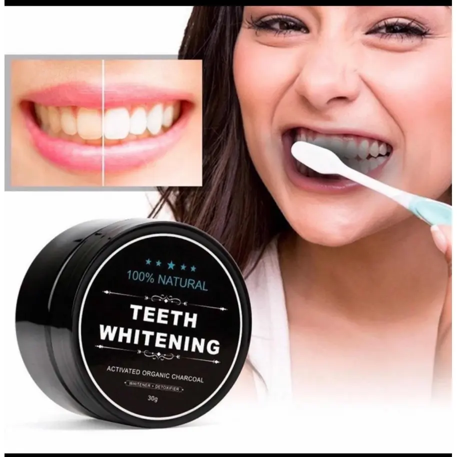 ¿es seguro usar carbón de coco para blanquear los dientes?