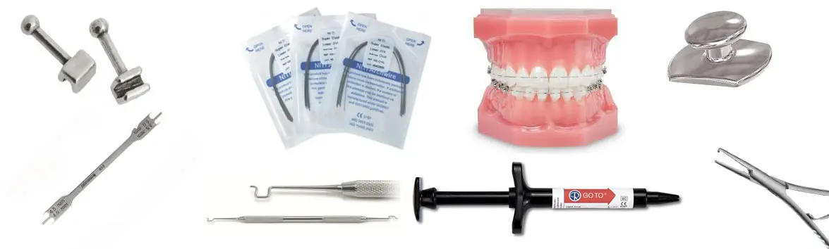 insumos de ortodoncia - Qué materiales se necesita para una ortodoncia